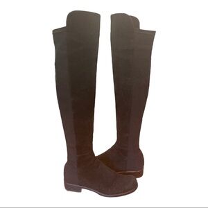 Stuart Weitzman sz 5 black suede OTK tall boots